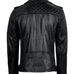Noir Vanguard Quilted Moto Jacket – Premium Biker Edition with Quilted Panels (2)